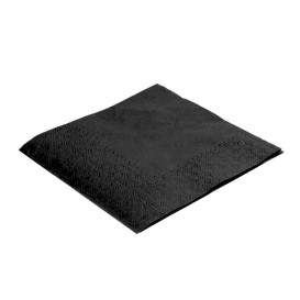 Paper Napkin Black 20x20cm 2C (100 Units)  
