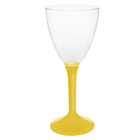 Yellow Stemless Wine Glasses