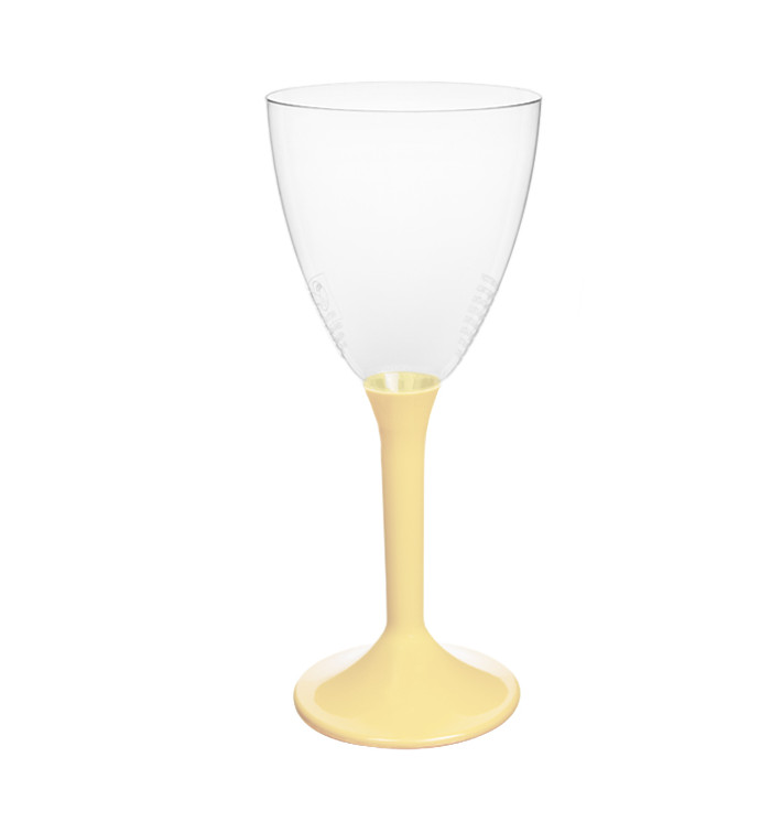 Plastic Stemmed Glass Wine Cream Removable Stem 180ml (200 Units) Plastic Stemmed Glass Wine Cream Removable Stem 180ml (200 Units)