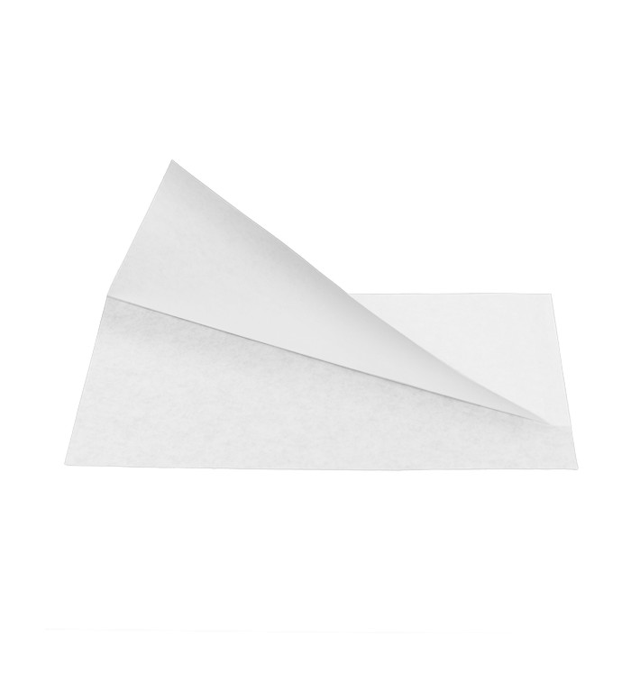 Paper Bag Grease-Proof Opened 25x13/10cm White (100 Units) Paper Bag Grease-Proof Opened 25x13/10cm White (100 Units)