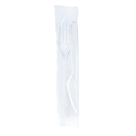 Plastic Plastic Cutlery kit PS "Magnum" Fork and Knife 