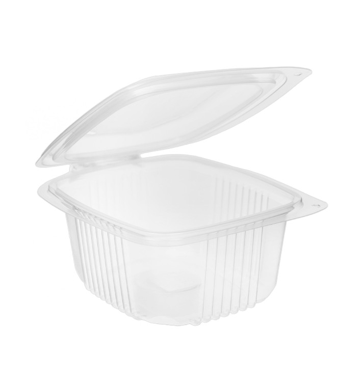 Plastic Container Microwave PP Transparente 500ml 14,2x12,3cm (600 Units) Plastic Container Microwave PP Transparente 500ml 14,2x12,3cm (600 Units)