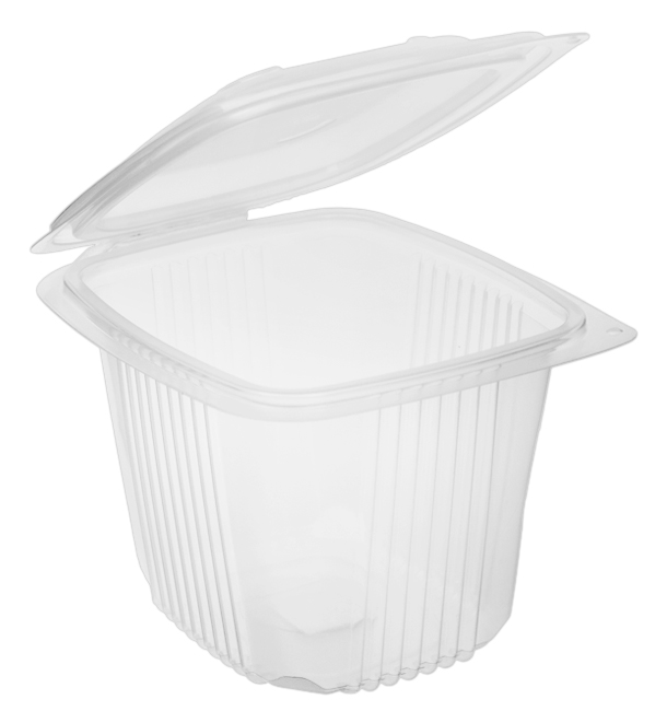 Plastic Container Microwave PP Transparente 750ml 14,2x12,3cm (50 Units) 