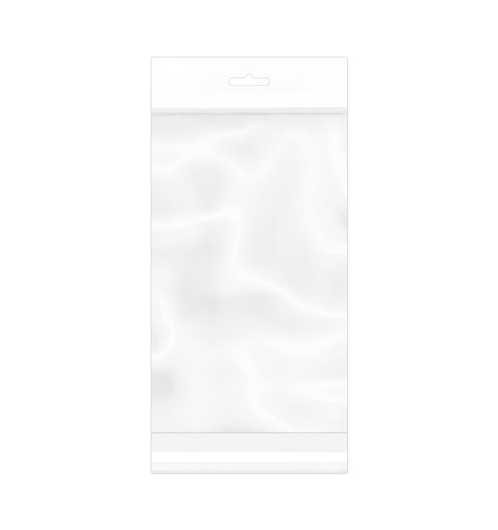 Plastic Bag Adhesive Flap Euroslot 16x30cm G-160 (100 Units) Plastic Bag Adhesive Flap Euroslot 16x30cm G-160 (100 Units)