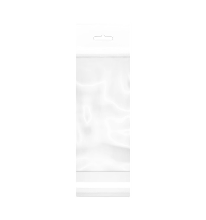 Plastic Bag Adhesive Flap Euroslot 6,5x17cm G-160 (100 Units) Plastic Bag Adhesive Flap Euroslot 6,5x17cm G-160 (100 Units)