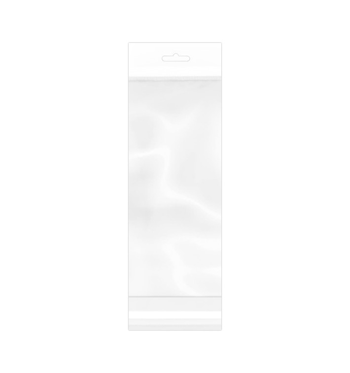 Plastic Bag Adhesive Flap Euroslot 10,5x28,5cm G-160 (100 Units) Plastic Bag Adhesive Flap Euroslot 10,5x28,5cm G-160 (100 Units)