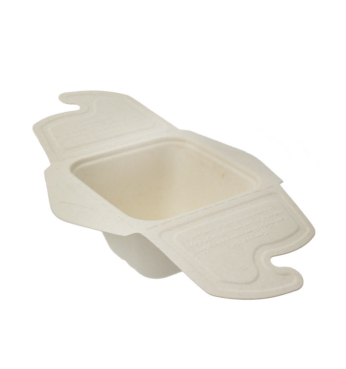Package Sugarcane Box to Go 13x13x7cm 500ml. (150 Units) Package Sugarcane Box to Go 13x13x7cm 500ml. (150 Units)