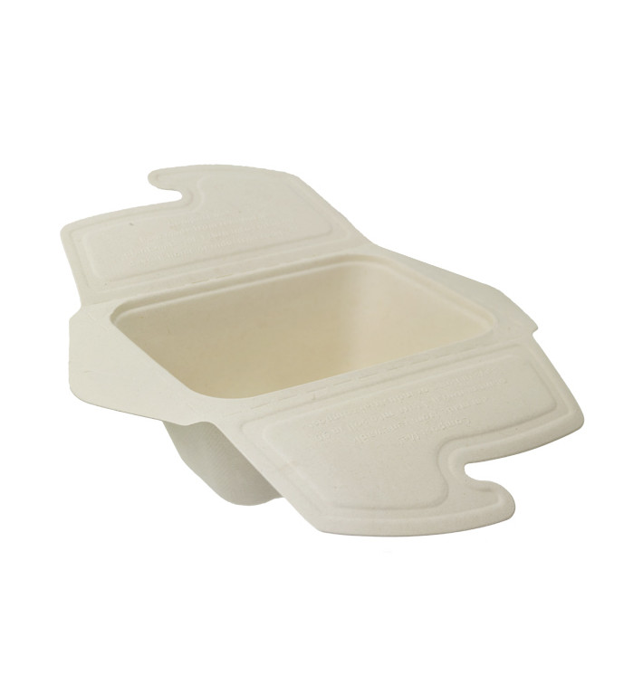 Package Sugarcane Box to Go 17x13x7cm 750ml. (100 Units) Package Sugarcane Box to Go 17x13x7cm 750ml. (100 Units)
