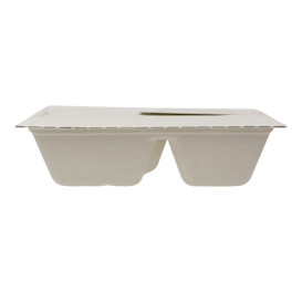 Package Sugarcane Box to Go 2C 21x15x5cm 800ml (200 Units)
