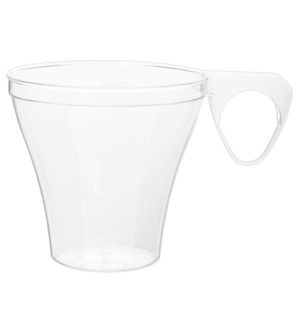 Transparent Plastic Cup 80ml (40 Units)