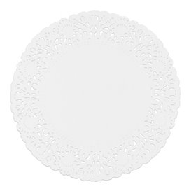 Paper Lace Doilie "Litos" White Ø18cm (250 Units) 