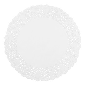 Paper Lace Doilie "Litos" White Ø30cm (250 Units) 