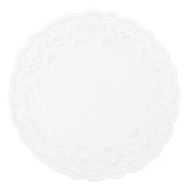 Paper Lace Doilie "Litos" White Ø34cm (1000 Units)