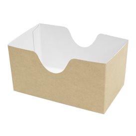 Paper Sandwich Container Kraft (25 Units)