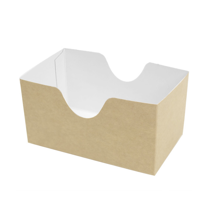 Paper Sandwich Container Kraft (25 Units)