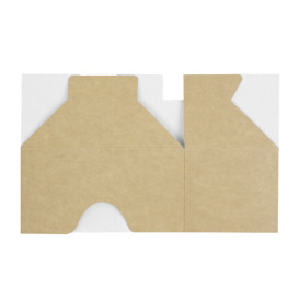 Paper Sandwich Container Kraft (25 Units)