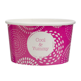 Paper Ice Cream Container "Cool&Yummy" 6,5oz/195ml (1.260 Units)