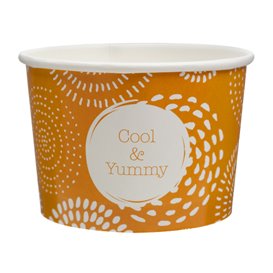 Paper Container Ice Cream Cool&Yummy 10Oz/310ml (50 Units) 