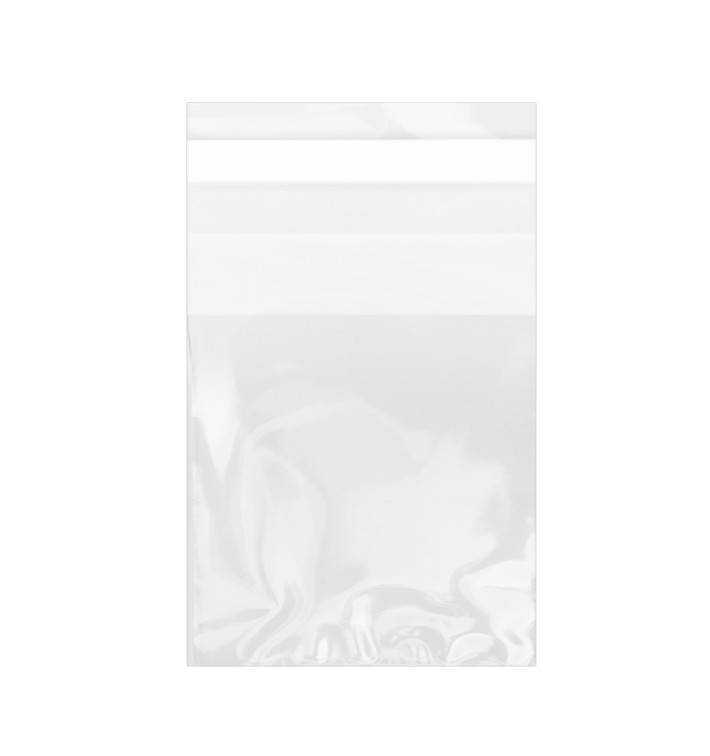 Plastic Bag with Adhesive Flap Cellophane 5,5x5,5cm G-160 (1000 Units) Plastic Bag with Adhesive Flap Cellophane 5,5x5,5cm G-160 (1000 Units)