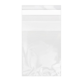 Plastic Bag with Adhesive Flap Cellophane 6x8cm G-160 (1000 Units)