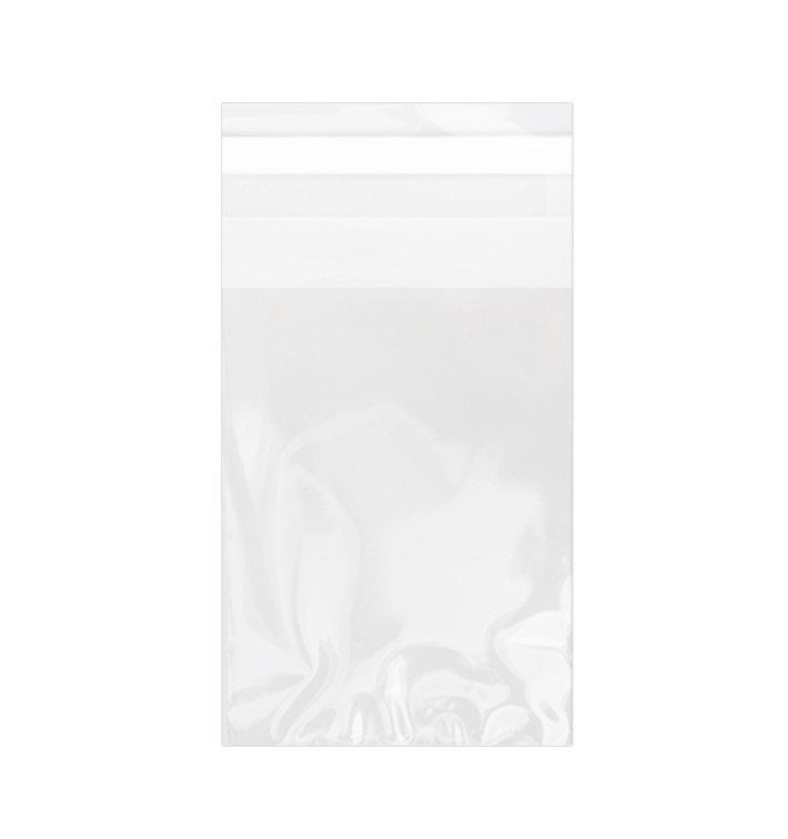 Plastic Bag with Adhesive Flap Cellophane 7x10cm G-160 (1000 Units) Plastic Bag with Adhesive Flap Cellophane 7x10cm G-160 (1000 Units)