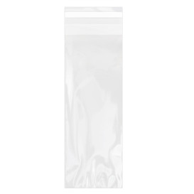 Plastic Bag with Adhesive Flap Cellophane 7x20cm G-160 (100 Units)