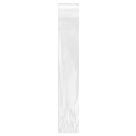 Plastic Bag with Adhesive Flap Cellophane 7x40cm G-160 (1000 Units)