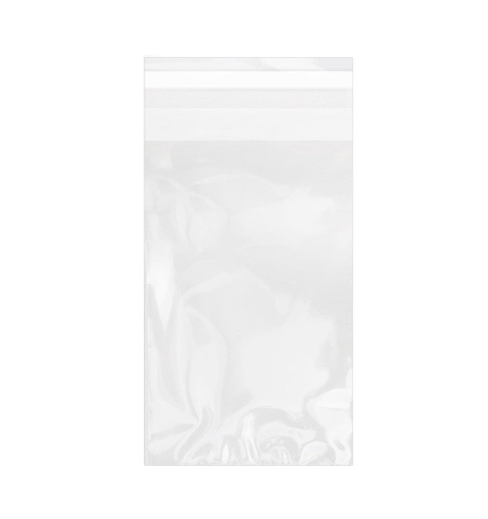 Plastic Bag with Adhesive Flap Cellophane 10x15cm G-160 (1000 Units) Plastic Bag with Adhesive Flap Cellophane 10x15cm G-160 (1000 Units)