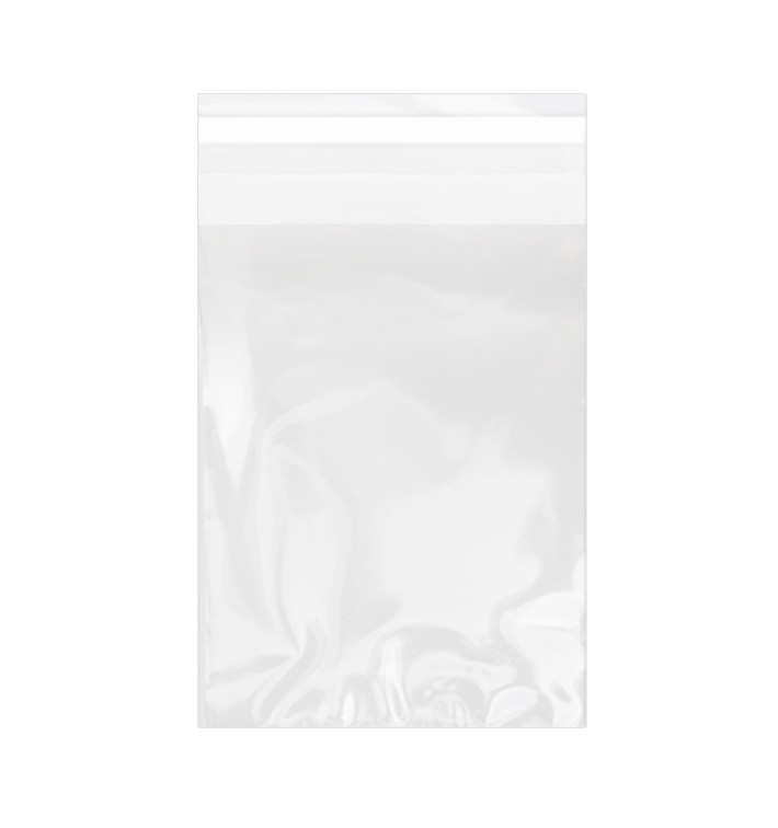 Plastic Bag with Adhesive Flap Cellophane 11x16cm G-160 (1000 Units) Plastic Bag with Adhesive Flap Cellophane 11x16cm G-160 (1000 Units)