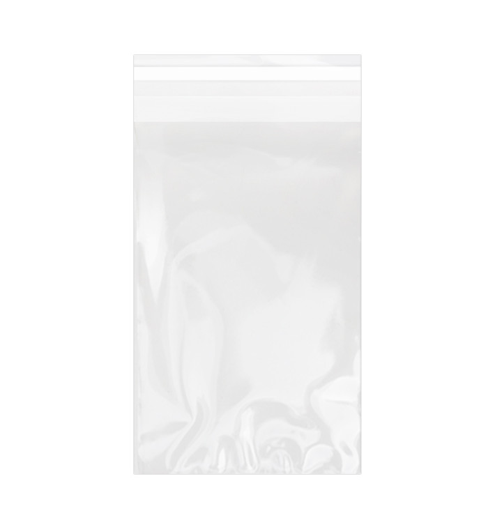 Plastic Bag with Adhesive Flap Cellophane 12x18cm G-160 (1000 Units) Plastic Bag with Adhesive Flap Cellophane 12x18cm G-160 (1000 Units)