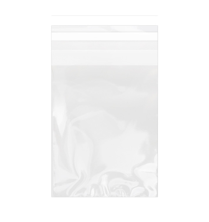 Plastic Bag with Adhesive Flap Cellophane 15x22cm G-160 (100 Units) Plastic Bag with Adhesive Flap Cellophane 15x22cm G-160 (100 Units)
