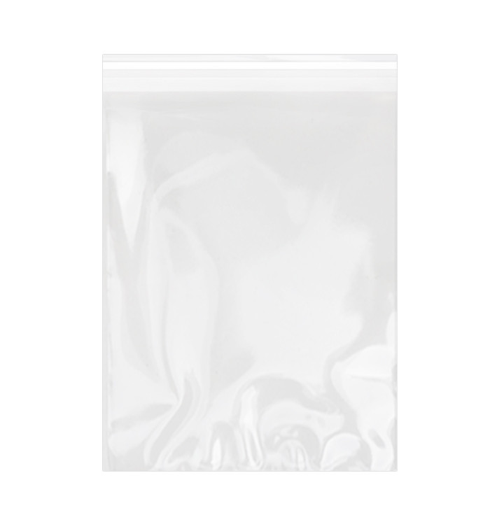 Plastic Bag with Adhesive Flap Cellophane 30x40cm G-160 (100 Units) Plastic Bag with Adhesive Flap Cellophane 30x40cm G-160 (100 Units)