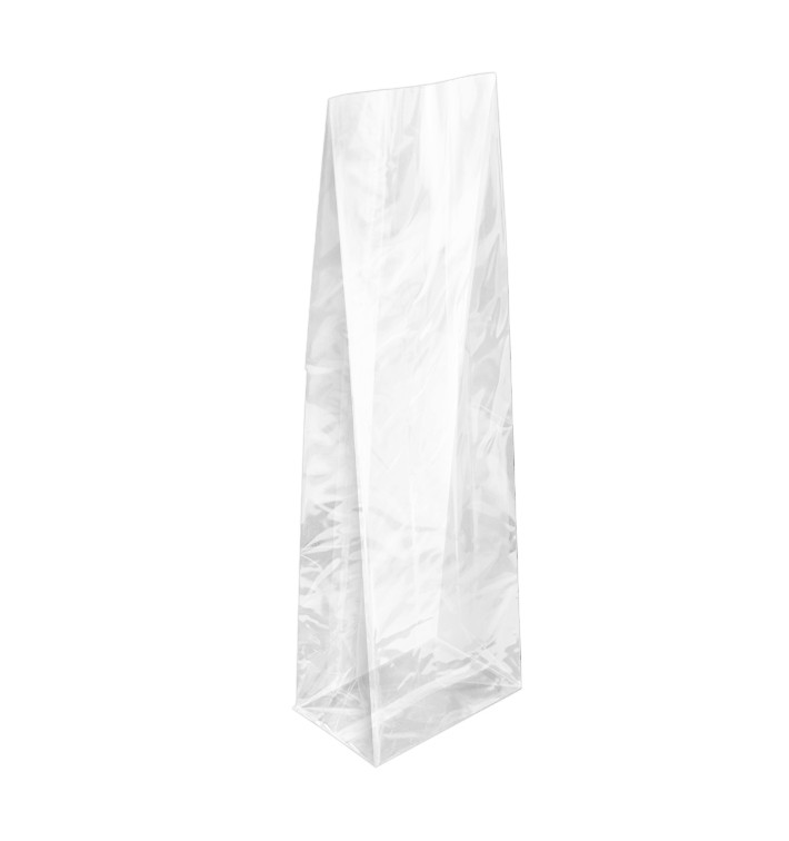 Plastic Bag Square Bottom 8x24+5cm G-160 (100 Units) Plastic Bag Square Bottom 8x24+5cm G-160 (100 Units)
