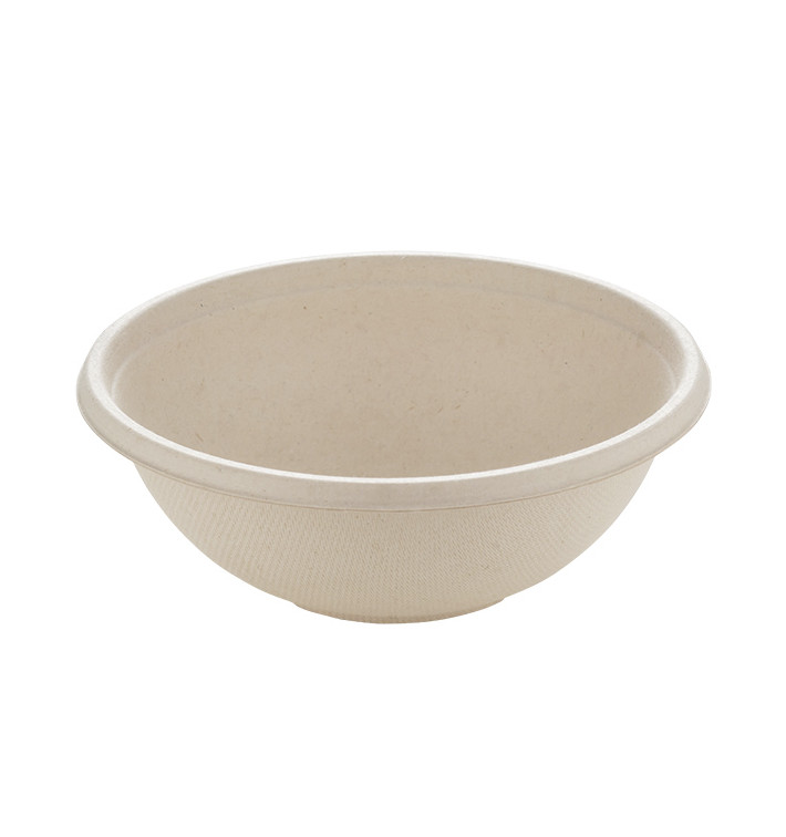Sugarcane Bowl "Buddha" 375ml Ø14x5cm (75 Units) Sugarcane Bowl "Buddha" 375ml Ø14x5cm (75 Units)