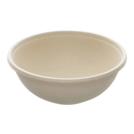 Sugarcane Bowl "Buddha" 750ml Ø17x6cm (75 Units)  