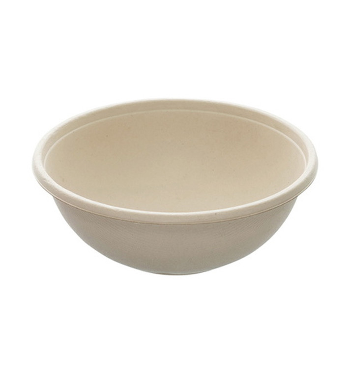 Sugarcane Bowl "Buddha" 750ml Ø17x6cm (75 Units) Sugarcane Bowl "Buddha" 750ml Ø17x6cm (75 Units)