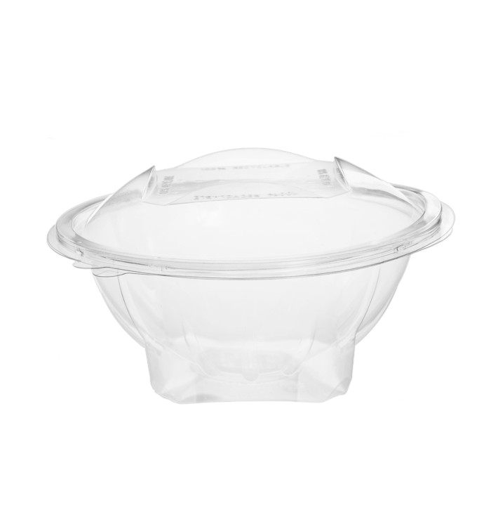 Plastic Salad Bowl APET Round shape Transparente 750ml Ø17,2cm (200 Units)