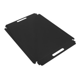 Paper Tray with Handles Rectangular shape Black 28,5x38,5 cm (100 Units) 