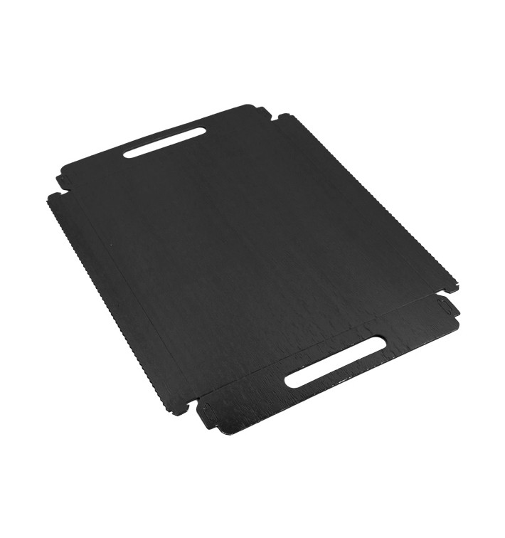 Paper Tray with Handles Rectangular shape Black 22x28 cm (100 Units) Paper Tray with Handles Rectangular shape Black 22x28 cm (100 Units)