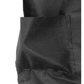 Disposable Lab Coat "Kimono" "TST" PP Black XL (100 Units)