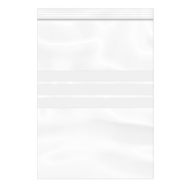 Plastic Zip Bag Autoseal Write-On Block 16x22cm G-160 (1000 Units)