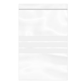 Plastic Zip Bag Autoseal Write-On Block 20x30cm G-160 (1000 Units)