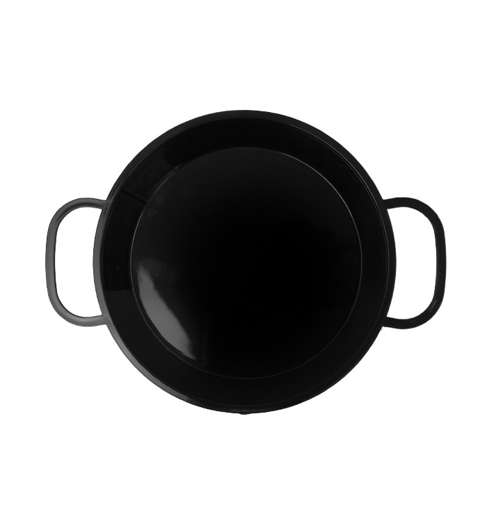 Paella Pan Tray Black PP 300ml (100 Units) Paella Pan Tray Black PP 300ml (100 Units)