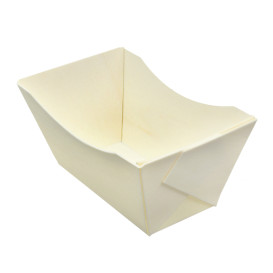 Woolen Food Boat Tray 320ml 13,3x7,5cm (12 Units)