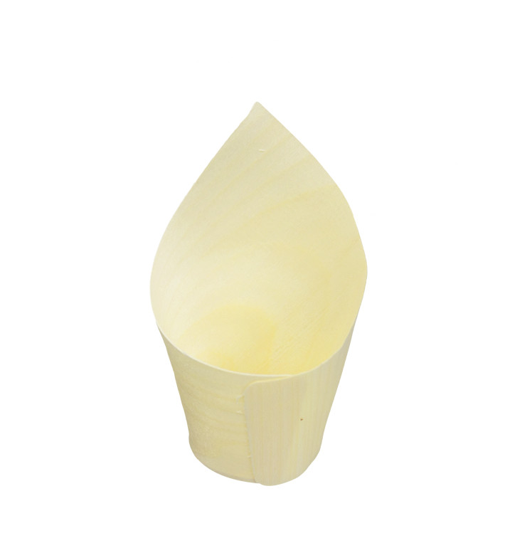 Wooden Tasting Cone 8cm (50 Units) Wooden Tasting Cone 8cm (50 Units)