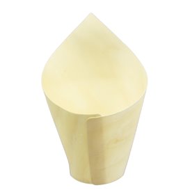 Wooden Tasting Cone 11cm (50 Units)
