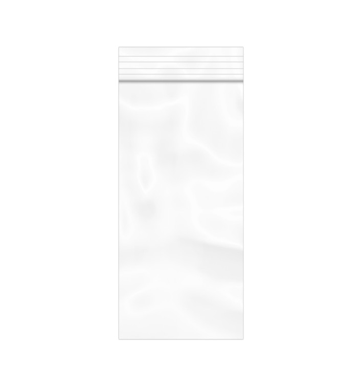 Plastic Zip Bag Seal top 8,5x18cm G-200 (100 Units) Plastic Zip Bag Seal top 8,5x18cm G-200 (100 Units)