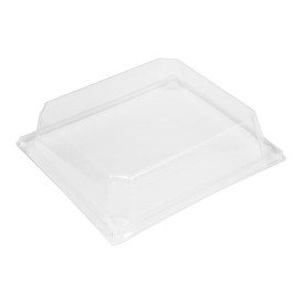 PET Plastic Lid for Container 480ml 14,3x12,3x3,3cm (144 Units)