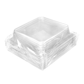 PET Plastic Lid for Container 480ml 14x12,5cm (144 Units)