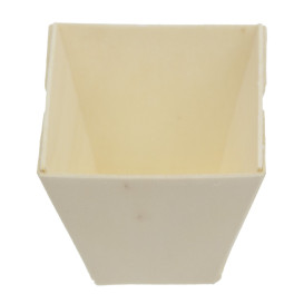 Wooden Tasting Square Cup 50ml (432 Units)